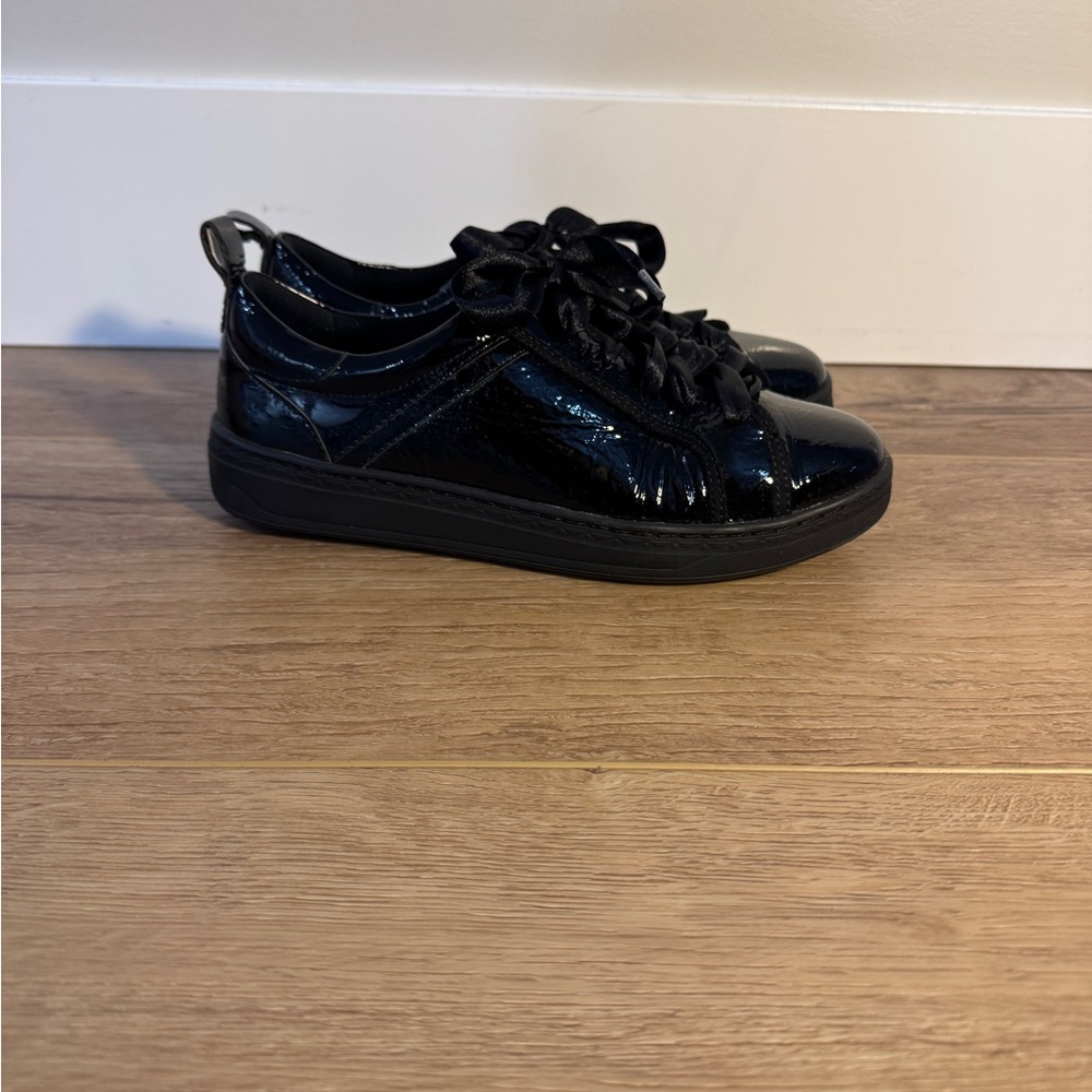Black Patent Leather Earth Shoes